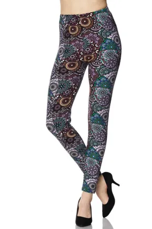BRYNNE MANDALA LEGGINGS BLUE*