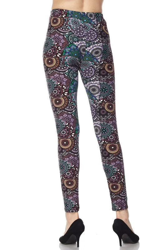BRYNNE MANDALA LEGGINGS BLUE*