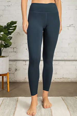 Buttery Soft Full Length Leggings in -Dark Navy