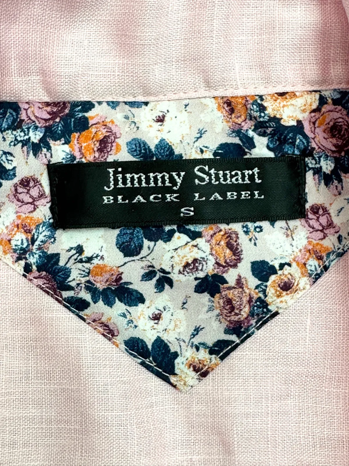 Byron Bay Linen L/S Big Mens Shirt - Baby Pink