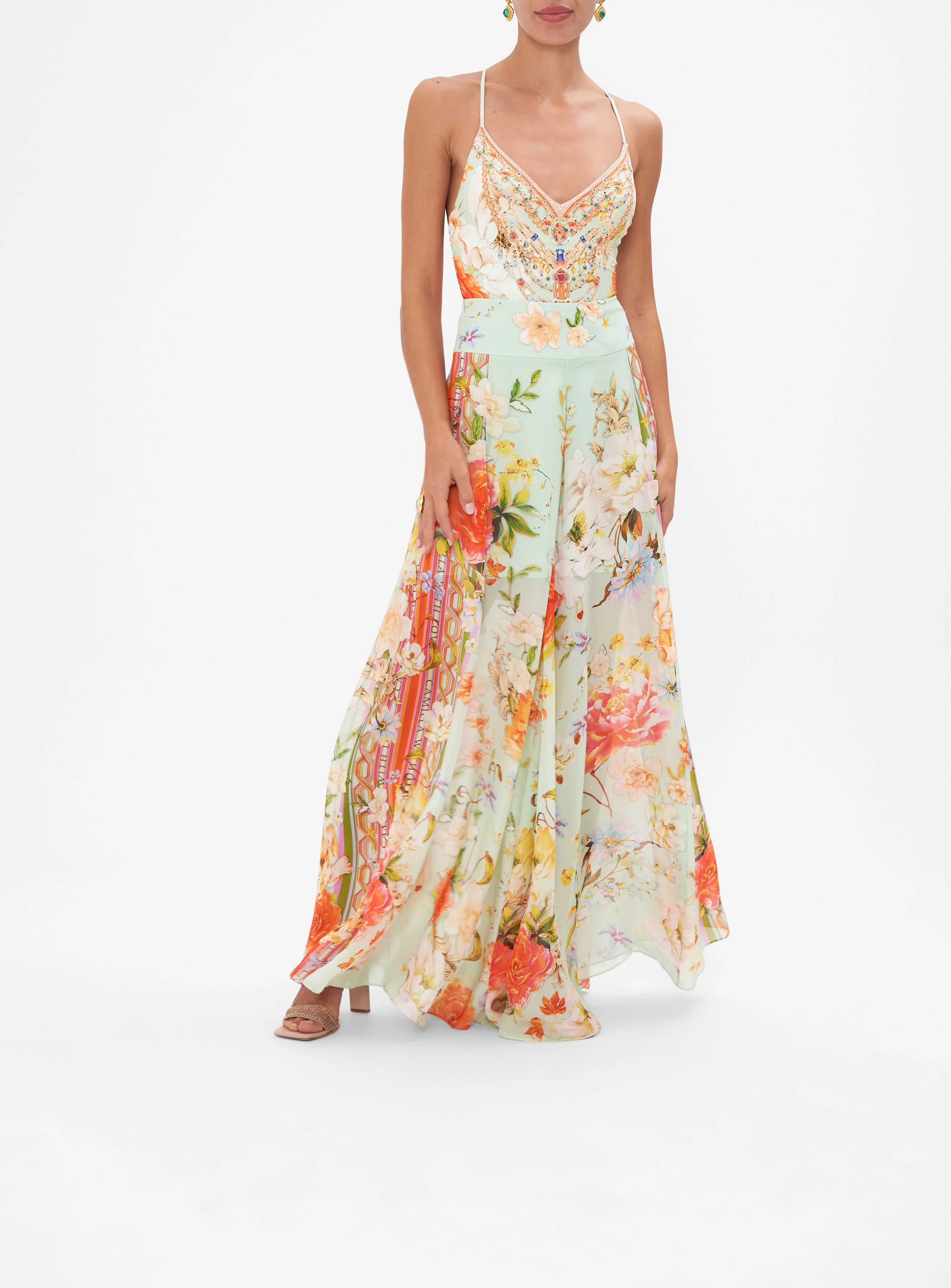 CAMILLA Sheer Wide Leg Pant - Talk The Walk