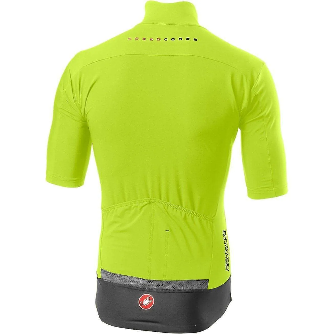 Castelli Perfetto RoS Light Short Sleeve Mens Cycling Jersey - Yellow