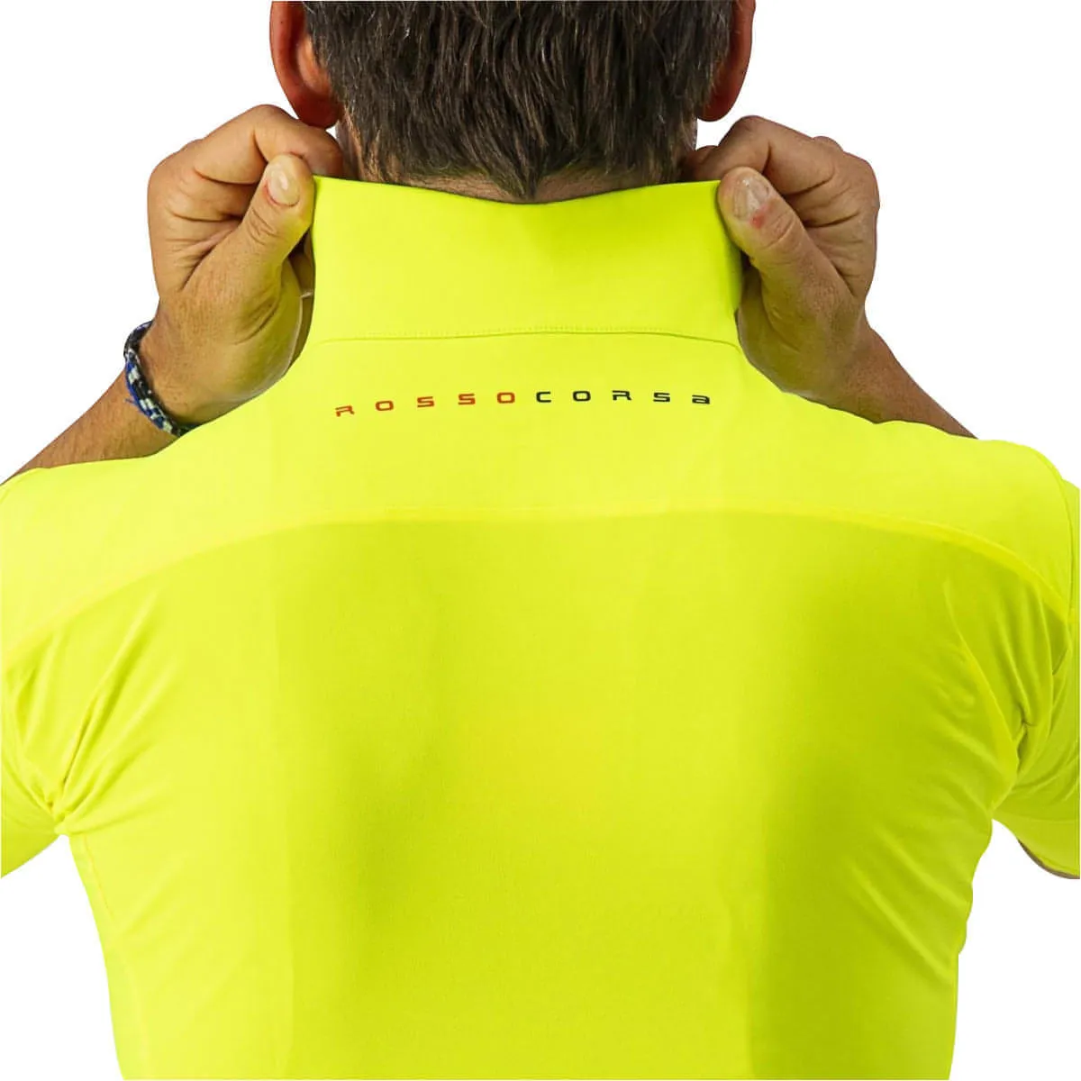 Castelli Perfetto RoS Light Short Sleeve Mens Cycling Jersey - Yellow