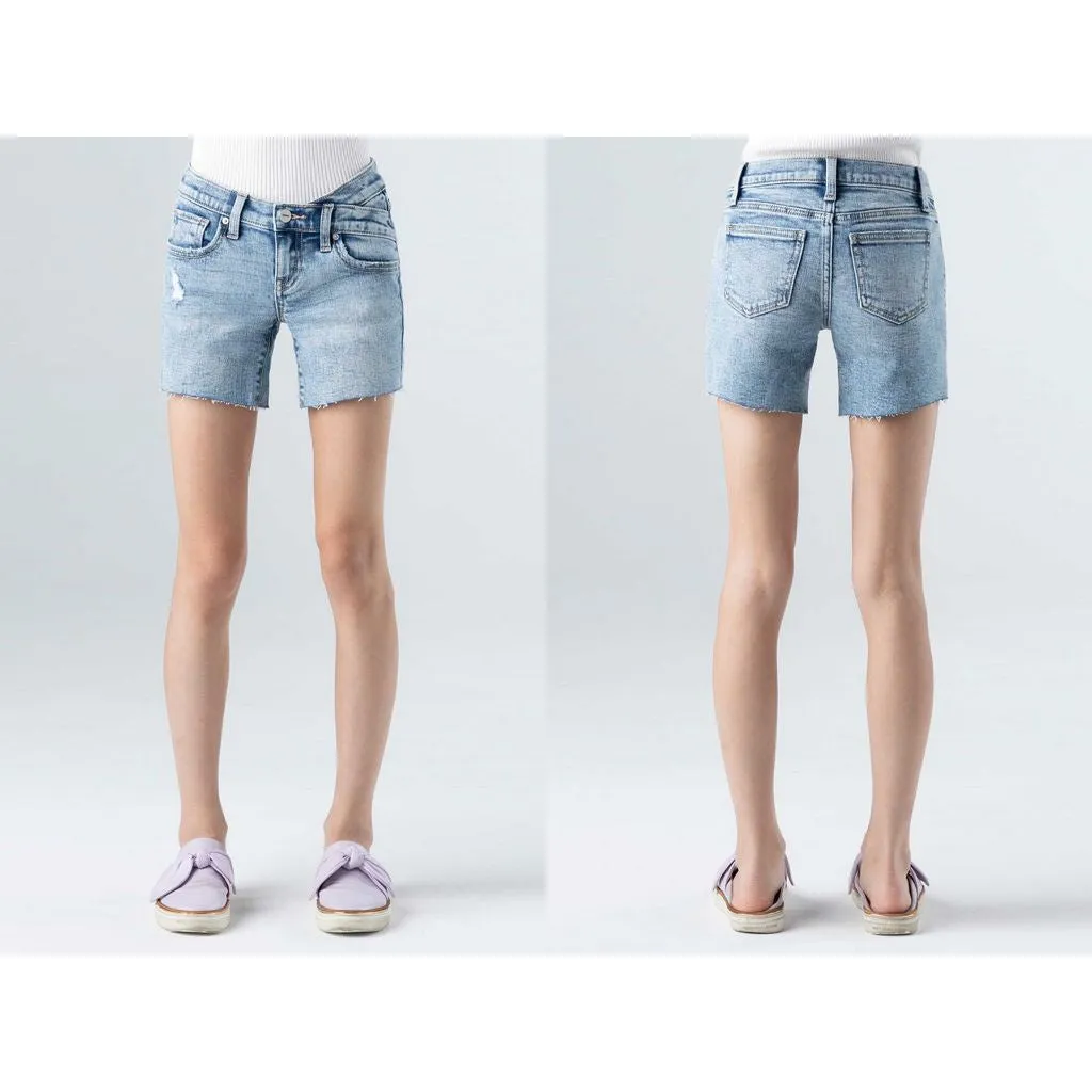 Ceros Tween Jean Light Wash Shorts