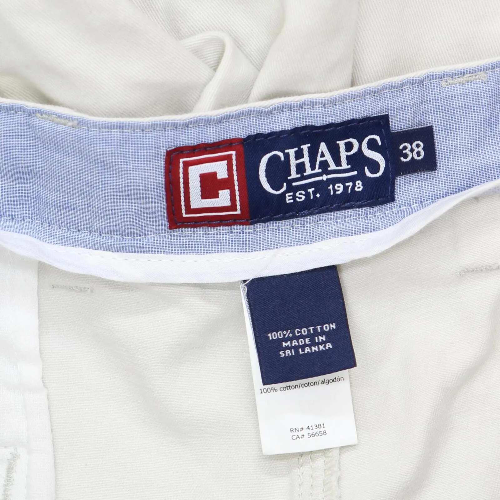 Chaps Mens Khaki 100% Cotton Shorts 166a08fd143154 Light Stone Brown 38