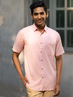 Charm Pink · Half Sleeve Shirt