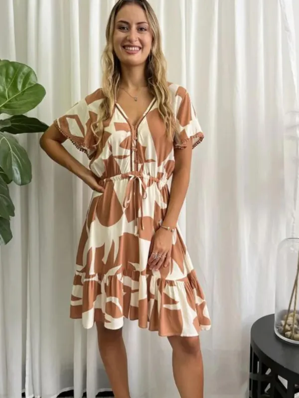 Chloe Tan Dress