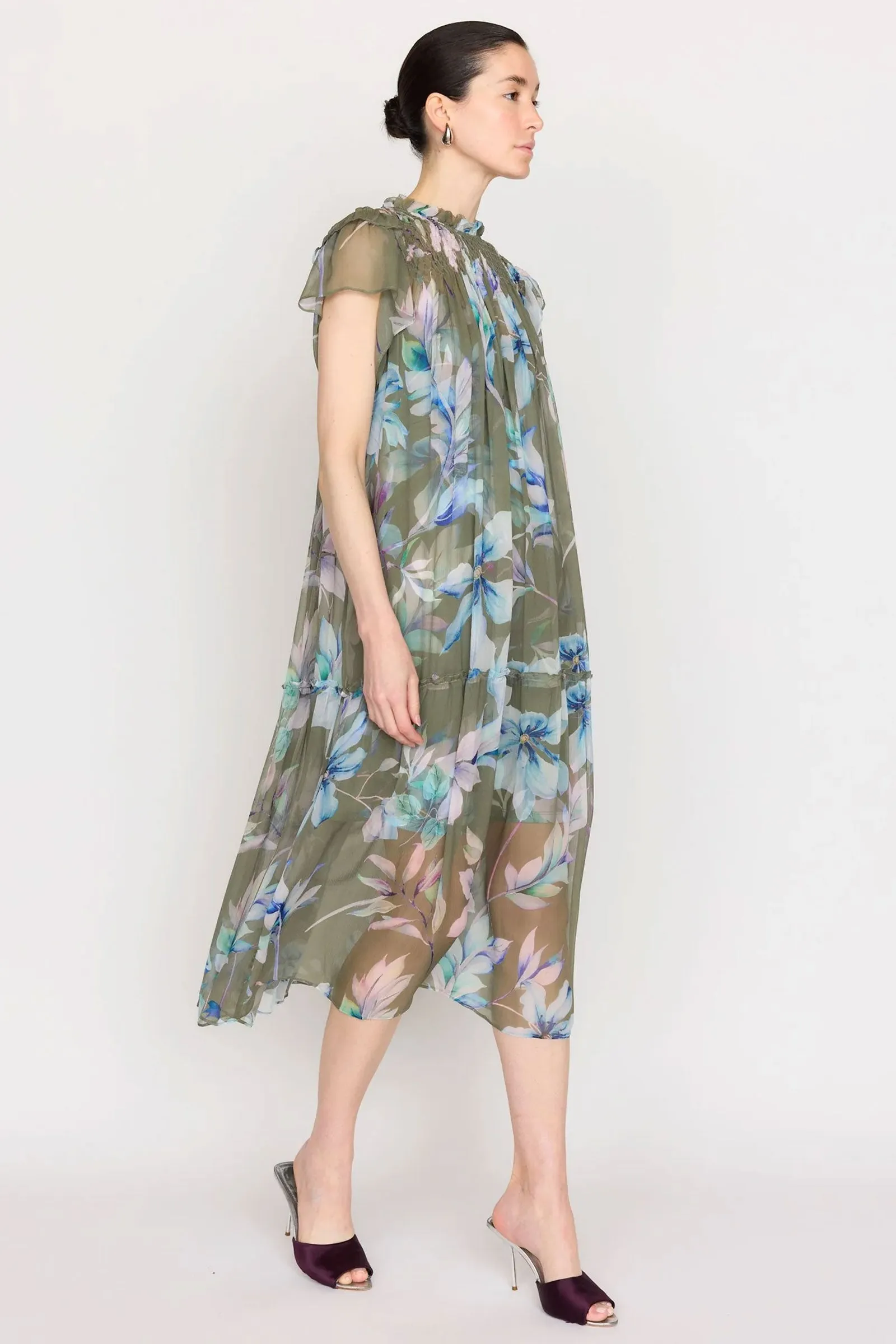 Christy Lynn Vera Dress in Viridian Prism