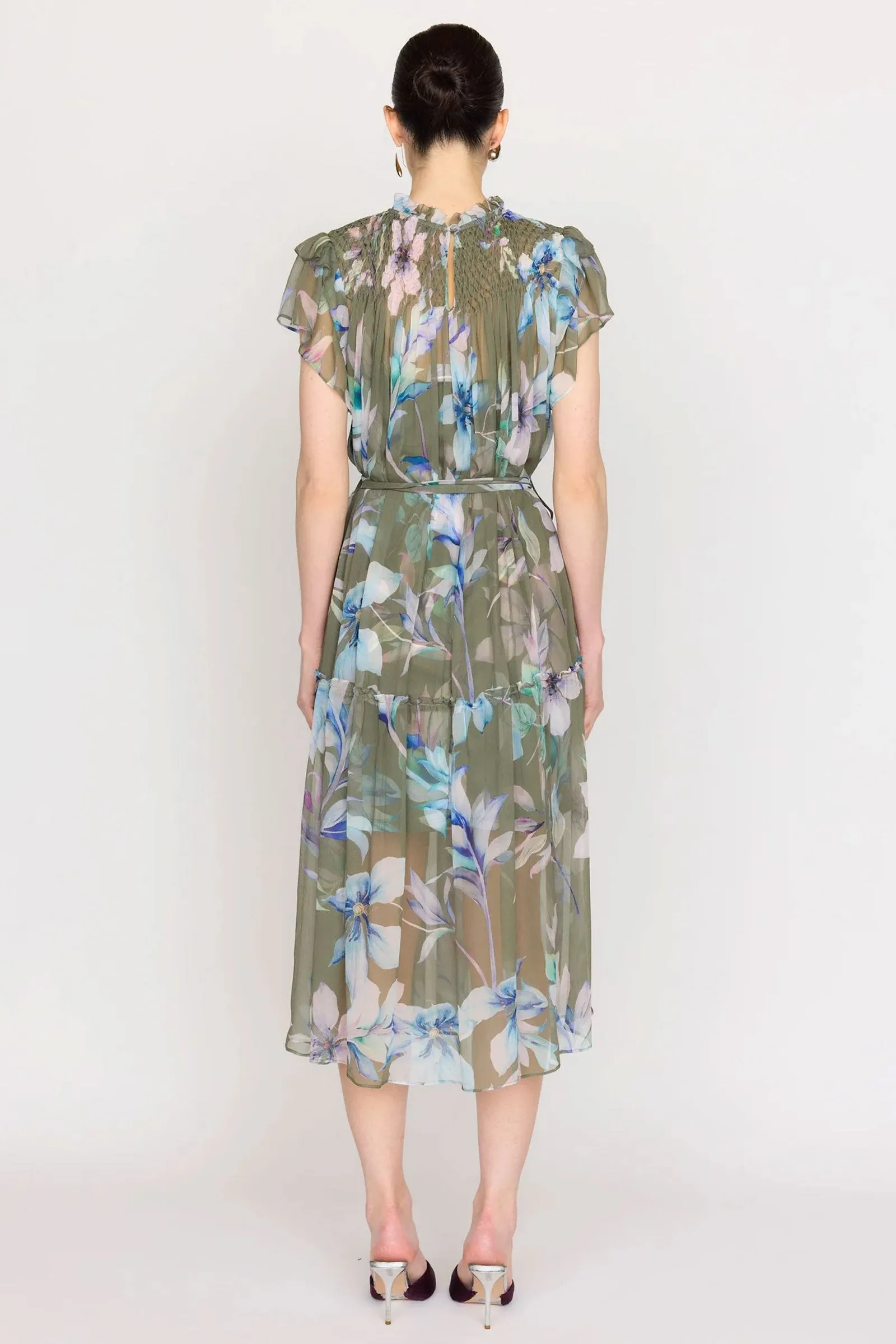 Christy Lynn Vera Dress in Viridian Prism