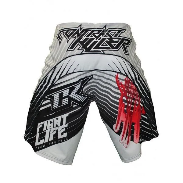 CONTRACT KILLER STAINED S2 SHORT White/Pink
