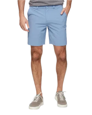 COTTON BLEND ANY-WEAR PERFORMANCE SHORT - 8" INSEAM