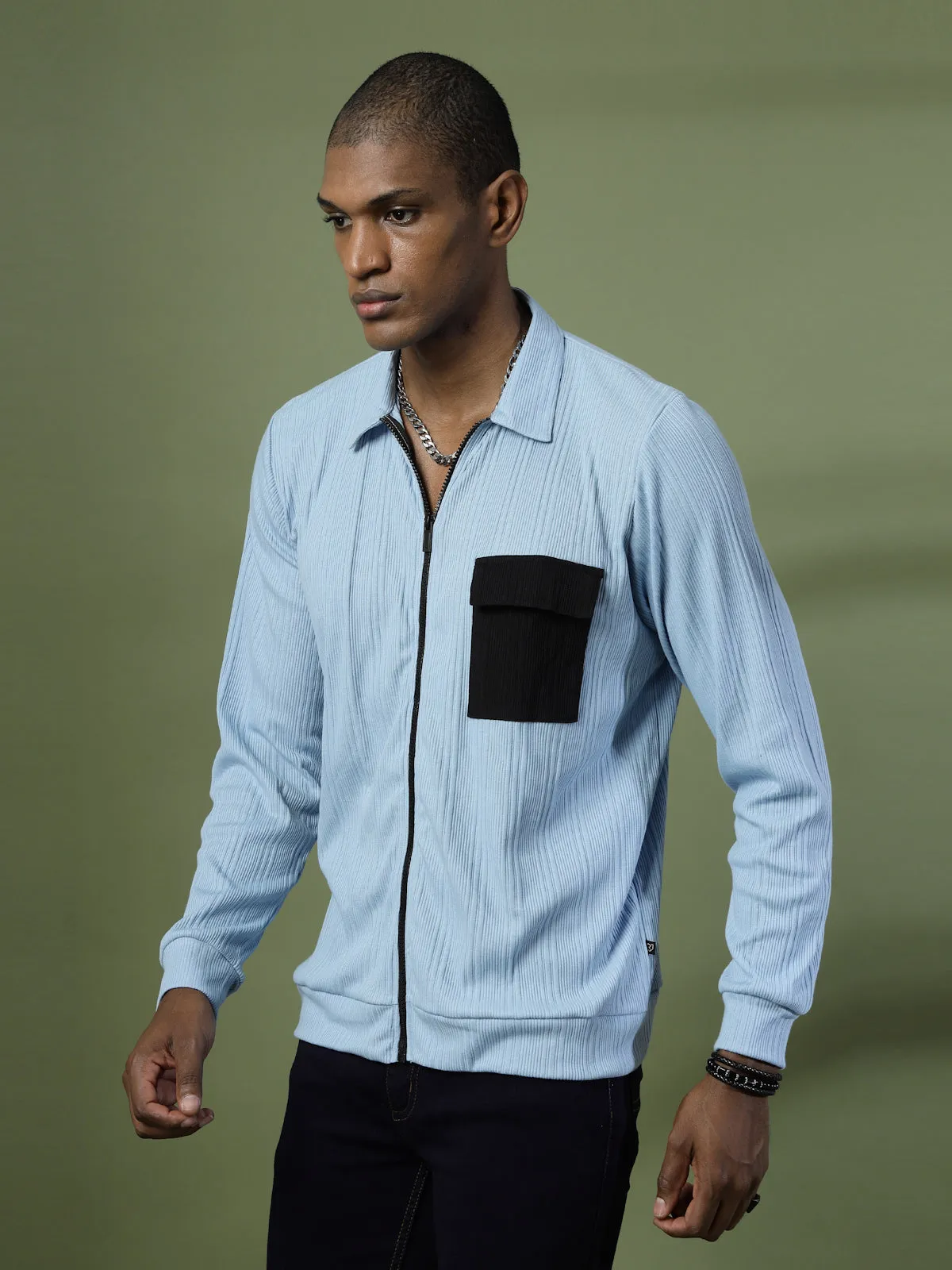 Cotton Rib Relaxed Fit T-Shirt
