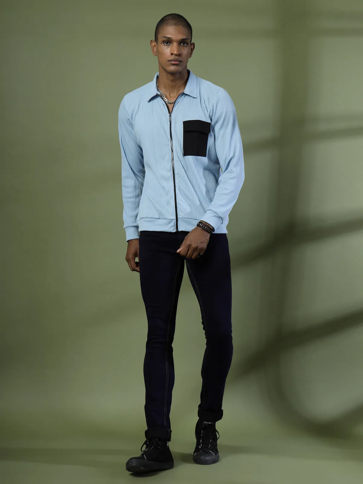 Cotton Rib Relaxed Fit T-Shirt
