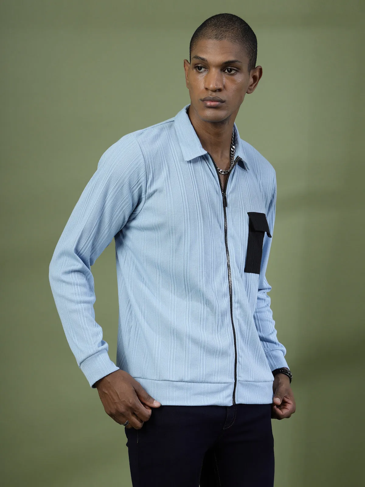 Cotton Rib Relaxed Fit T-Shirt