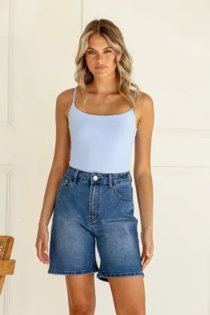 Country Denim Bermuda Shorts Dark Blue