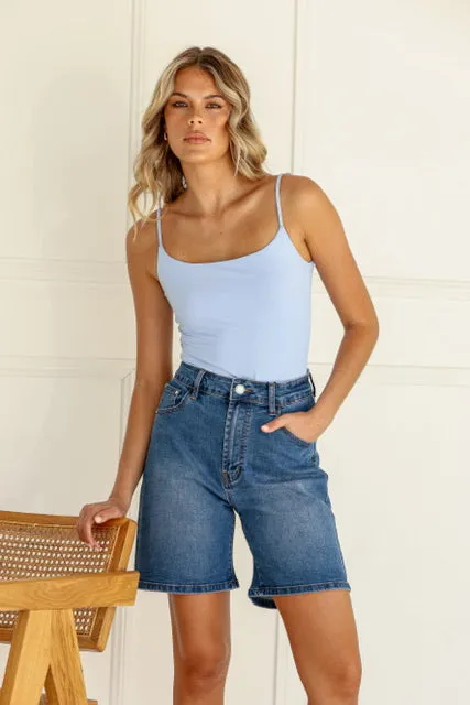 Country Denim Bermuda Shorts Dark Blue