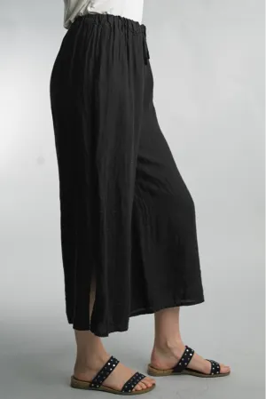 Cropped Linen Pants