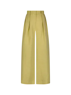 Cropped Pleated Pant