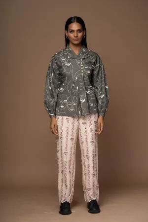 Crossover Layers Pants in Can't Hold Me Down Pattern