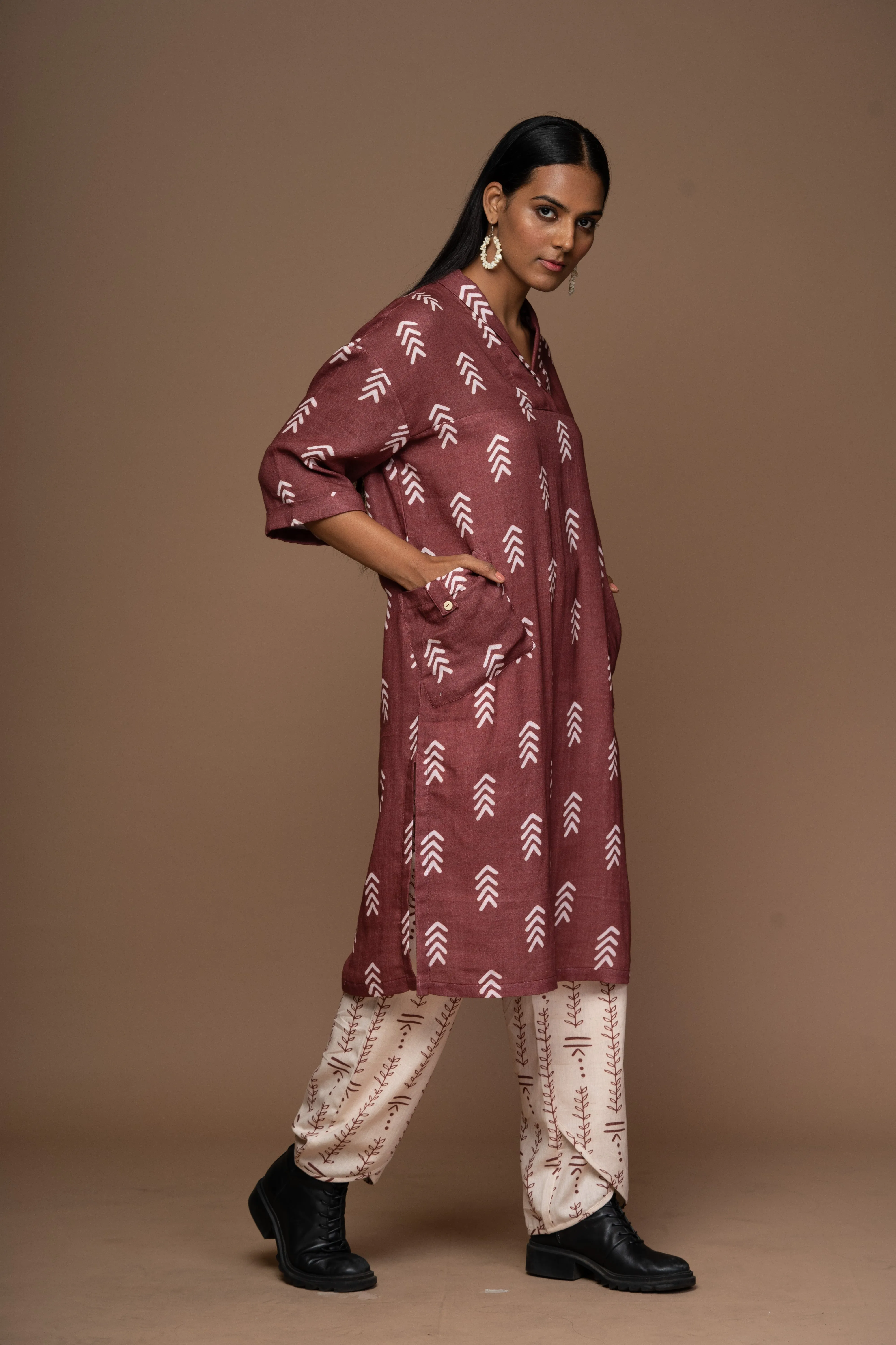 Crossover Layers Pants in Can't Hold Me Down Pattern