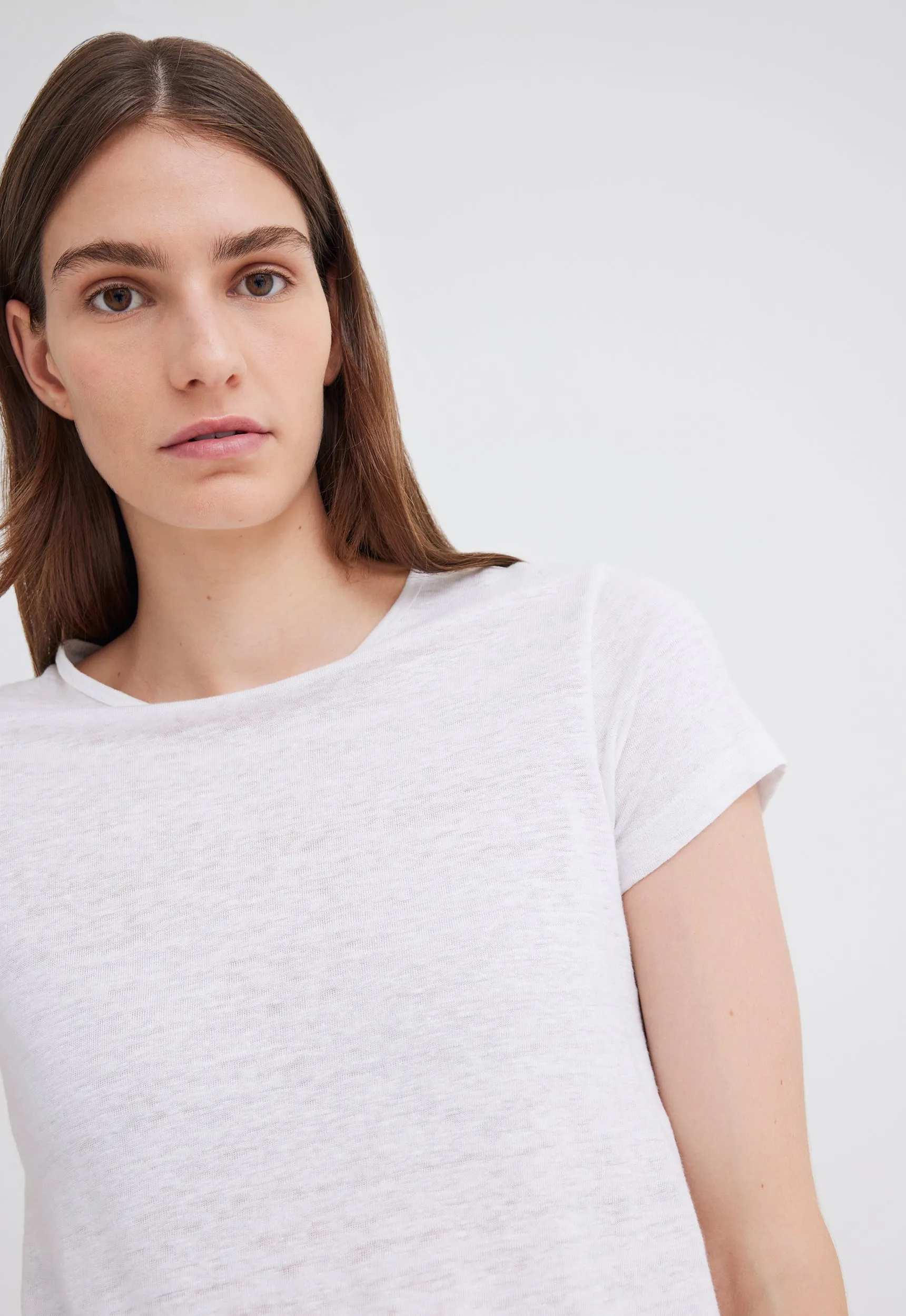 Cult Linen Tee - White