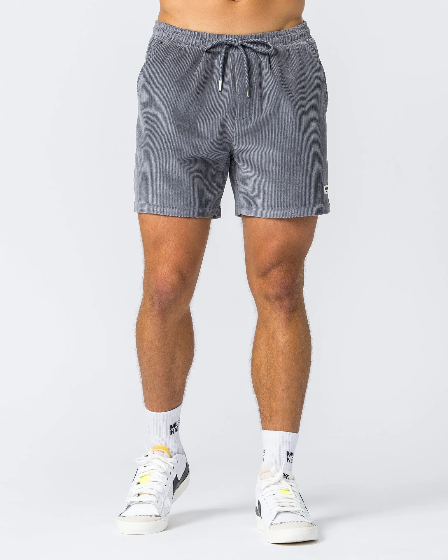 Daily Corduroy Shorts - Light Grey