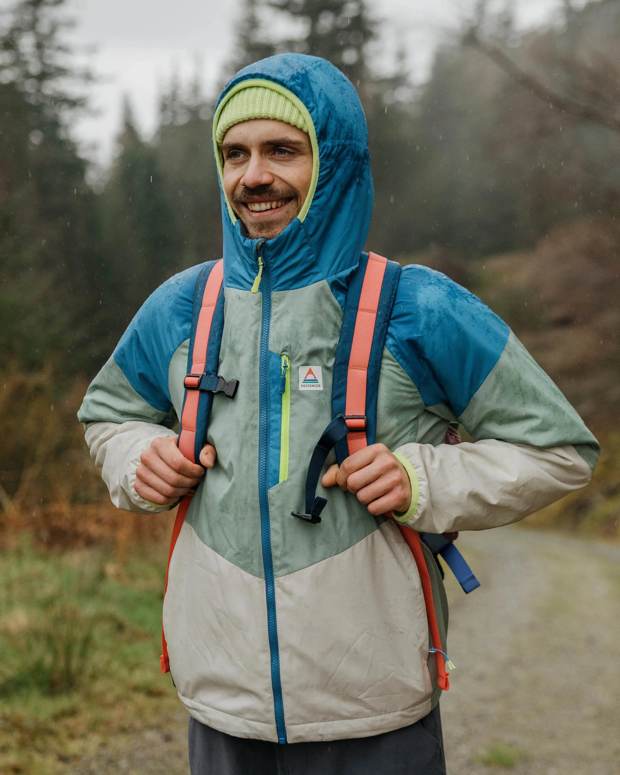 Daybreak Lightweight Recycled Thermore® Insulated Jacket - Pistachio/Blue Steel