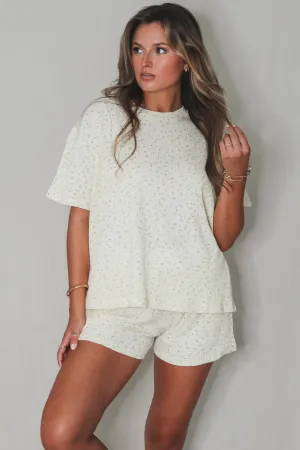 DEAL Pretty In Sleep Light Floral Sleep Top