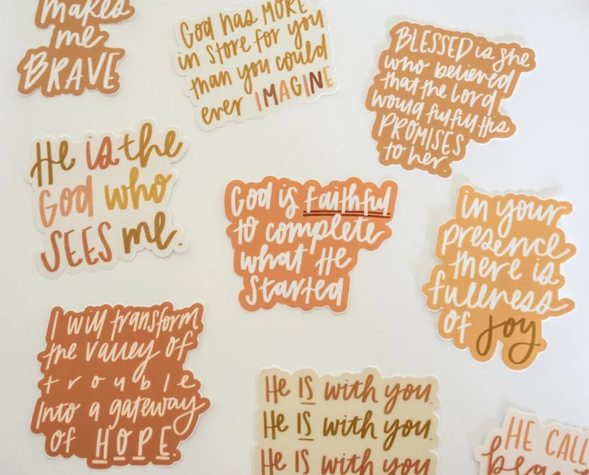 Dear Heart || God Who Sees Me Sticker