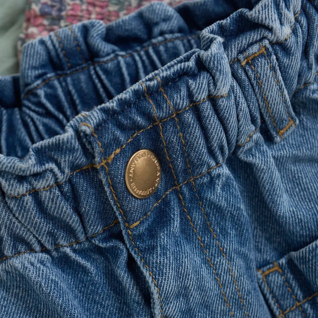 Denim Skirt Light Denim Blue