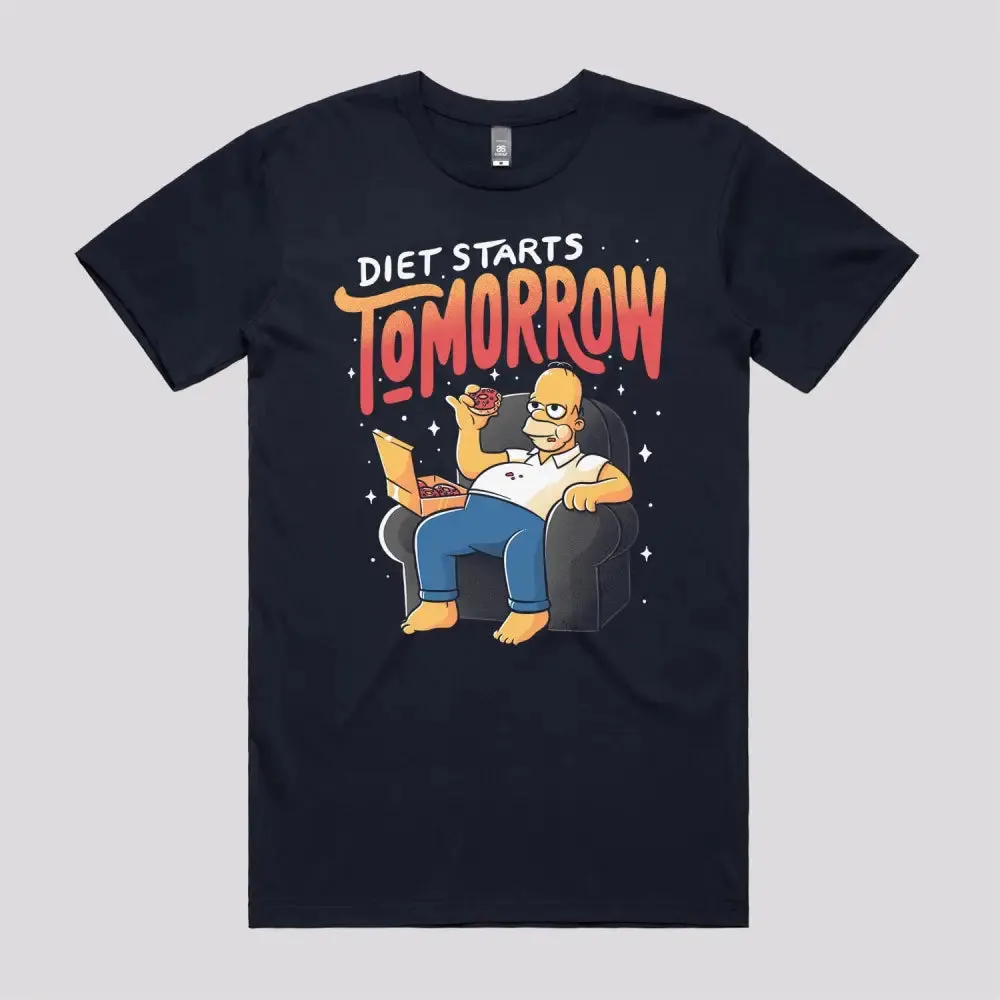 Diet Starts Tomorrow T-Shirt