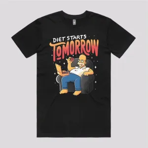 Diet Starts Tomorrow T-Shirt