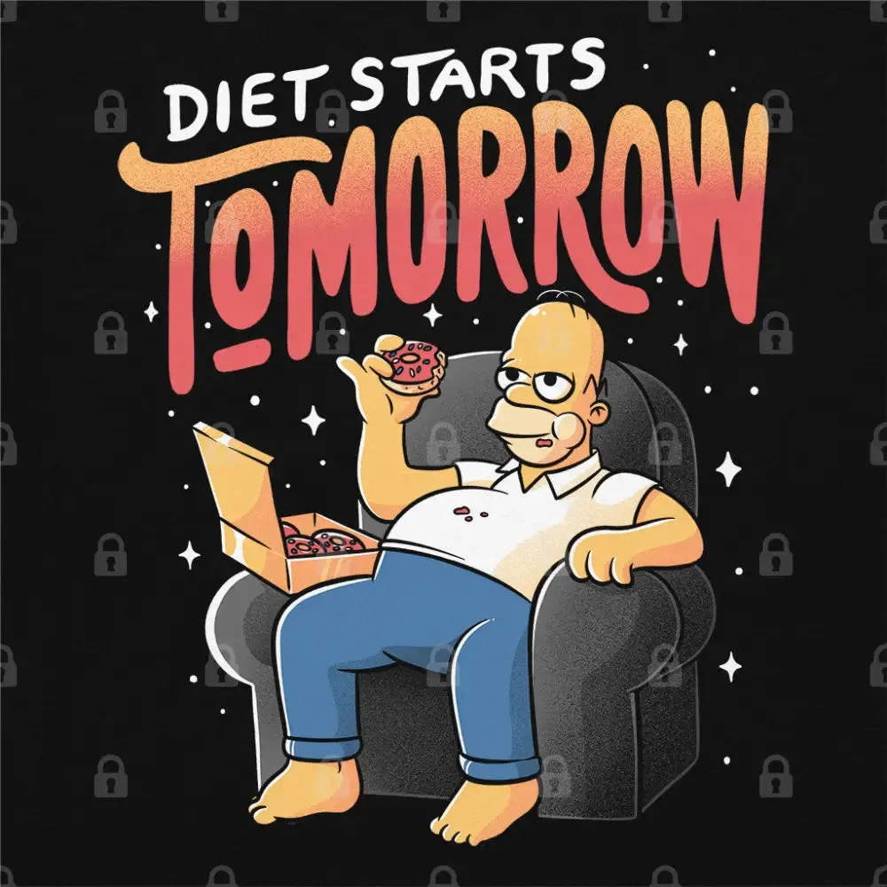 Diet Starts Tomorrow T-Shirt