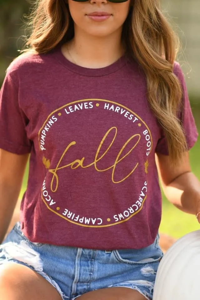DOTD 8/1 - Fall Shimmer Tee (Closing 8/2)