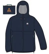 Downpour Recycled Waterproof Jacket - Rich Navy
