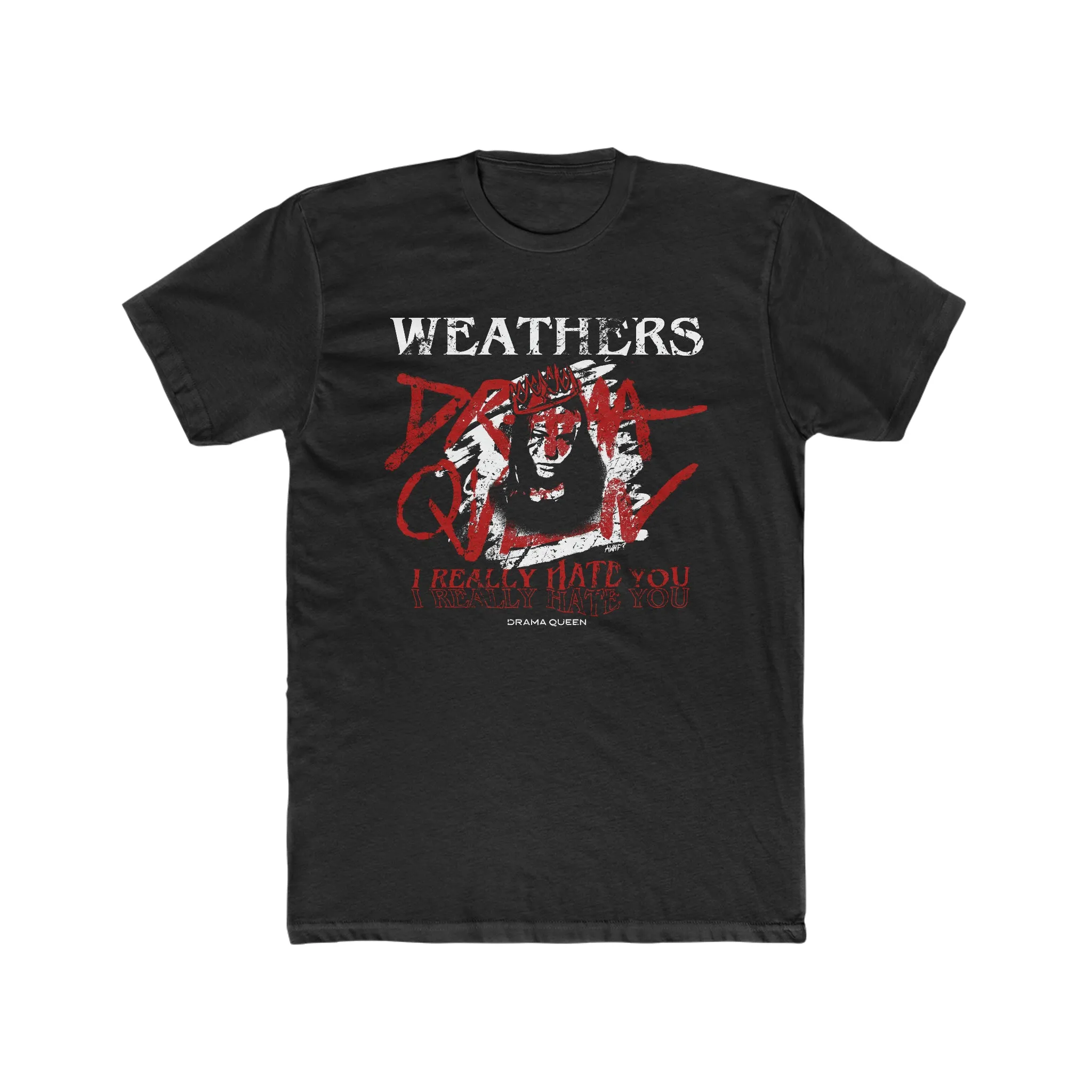 Drama Queen tee in Black