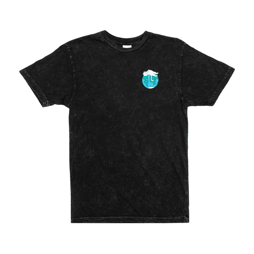 Earthgazing Tee (Black Mineral Wash)
