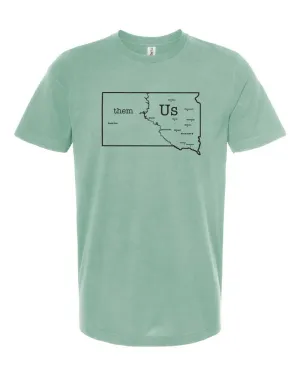 East Is Us Short Sleeved Tee