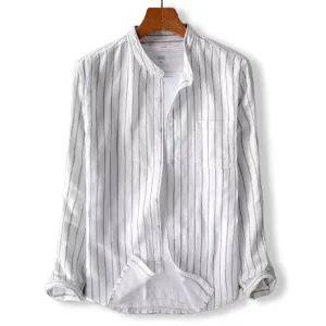 Edward Carter Regular Fit Cotton Linen Shirt