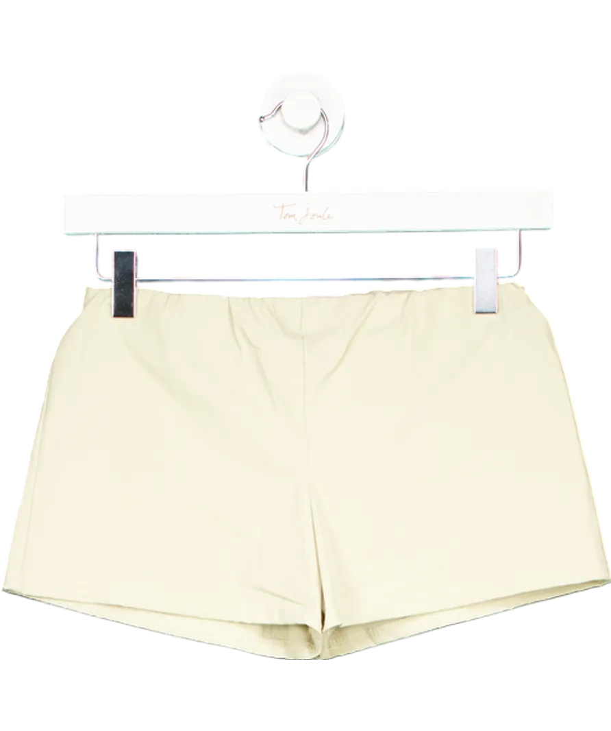Ego Beige Low Rise Booty Shorts In Stone UK 8
