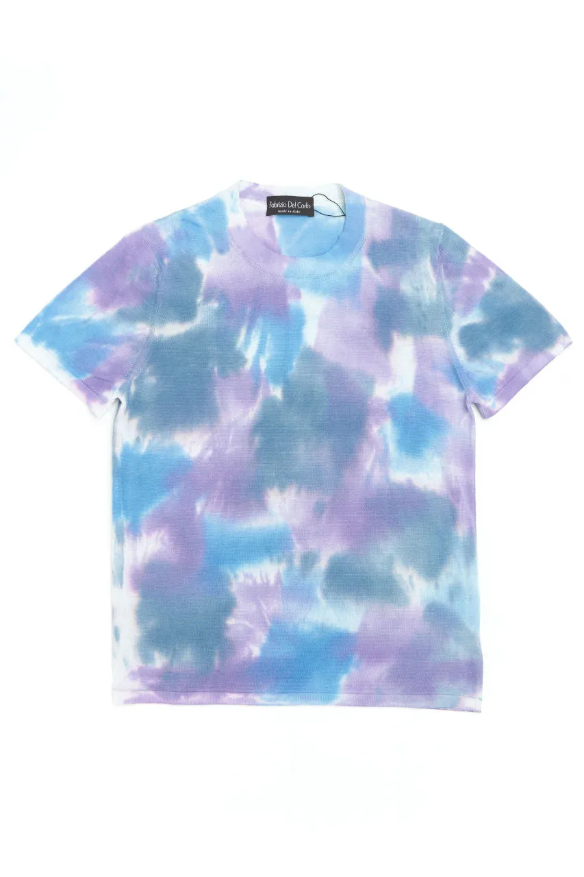 Fabrizio Del Carlo Knit Tee Storm Impressionismo