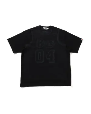 Fake Print Relaxed Fit Tee