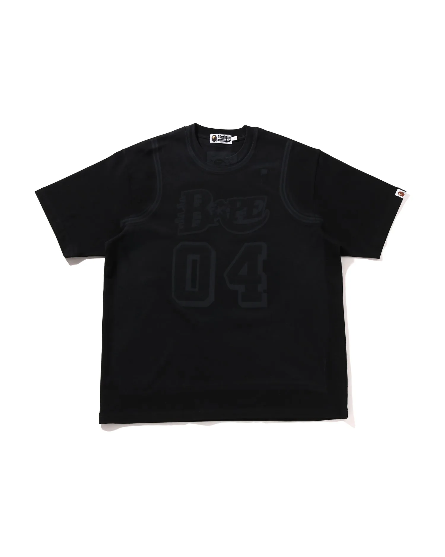 Fake Print Relaxed Fit Tee