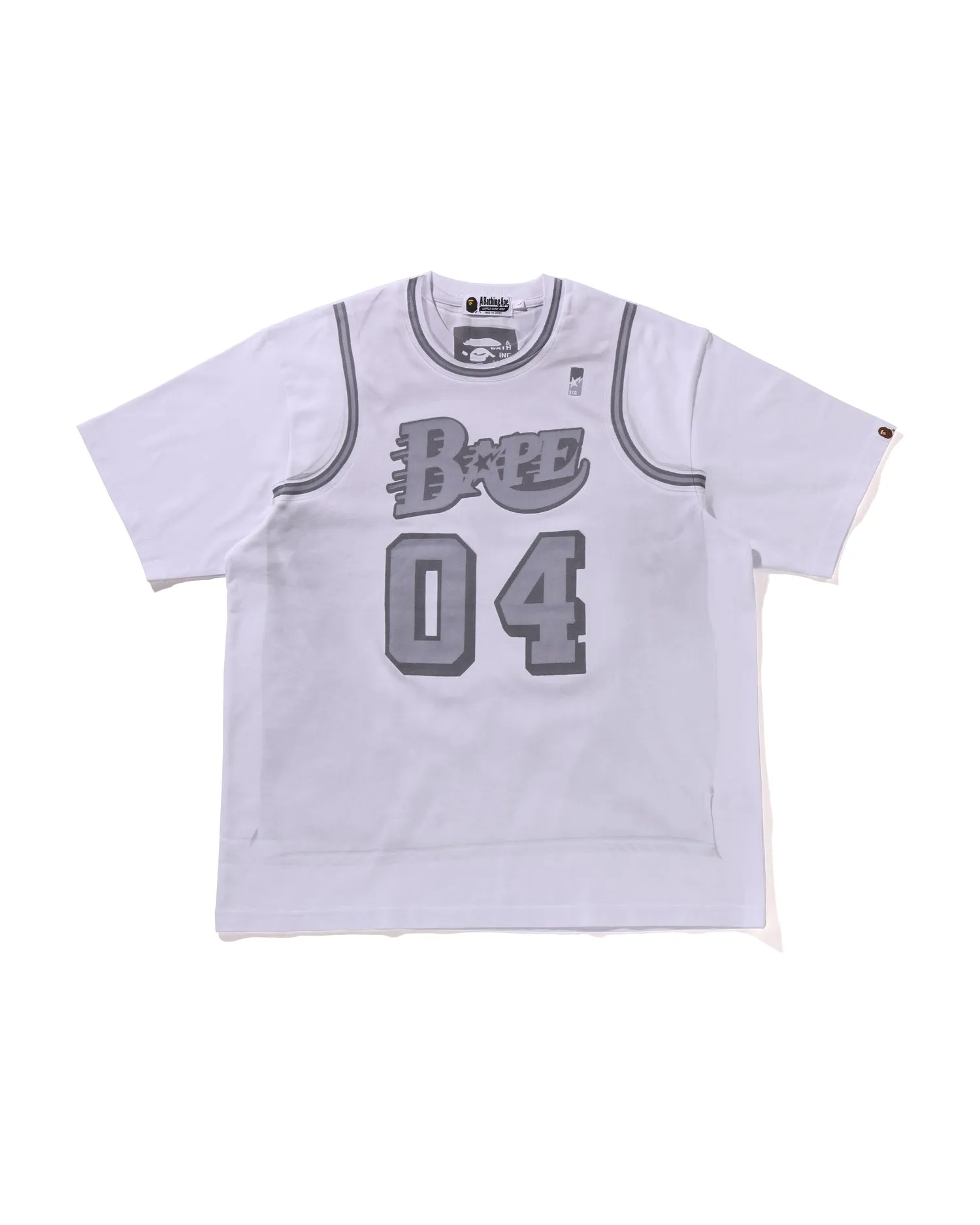 Fake Print Relaxed Fit Tee