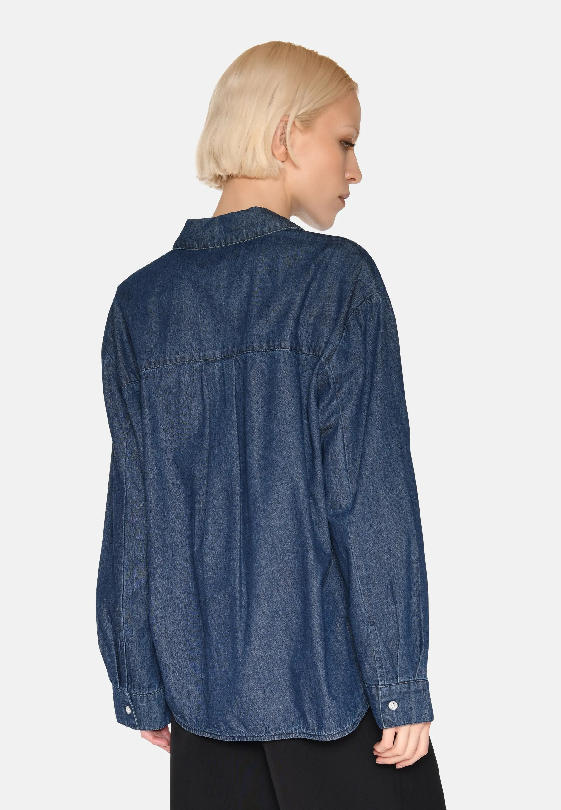 Fern denim shirt 4147 - Medium Blue