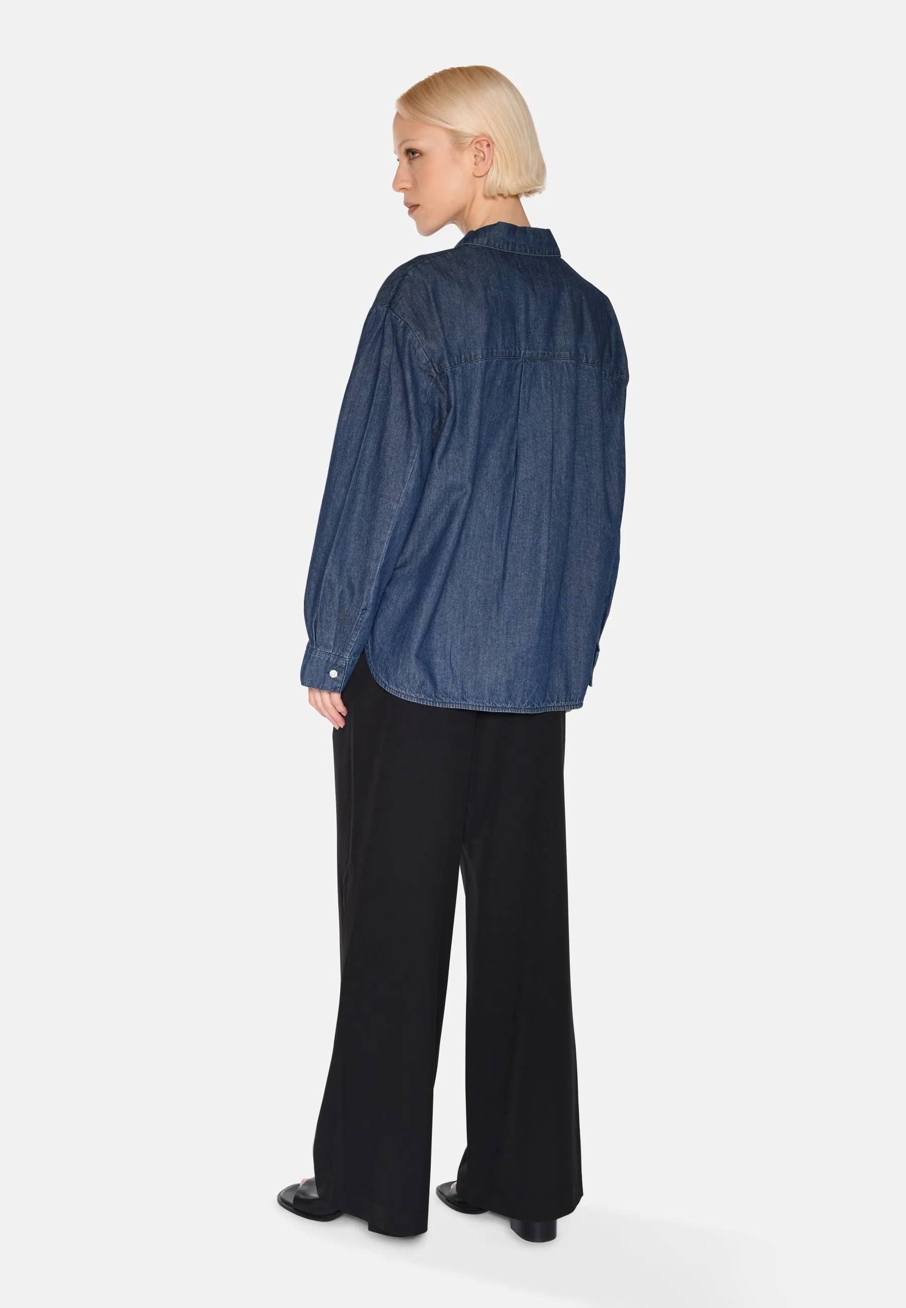 Fern denim shirt 4147 - Medium Blue