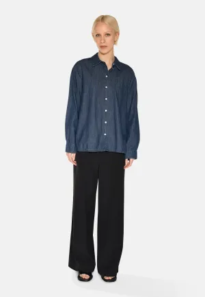 Fern denim shirt 4147 - Medium Blue