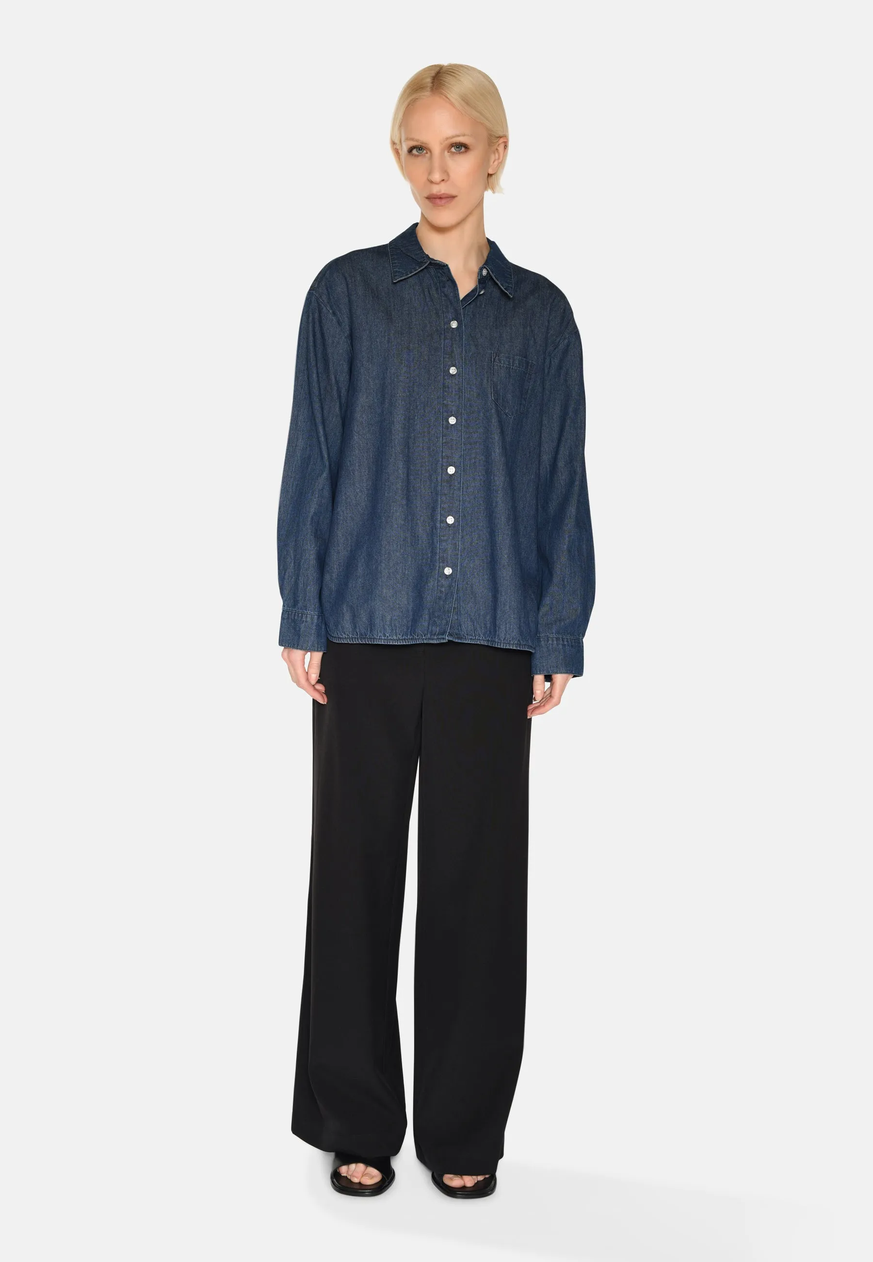 Fern denim shirt 4147 - Medium Blue