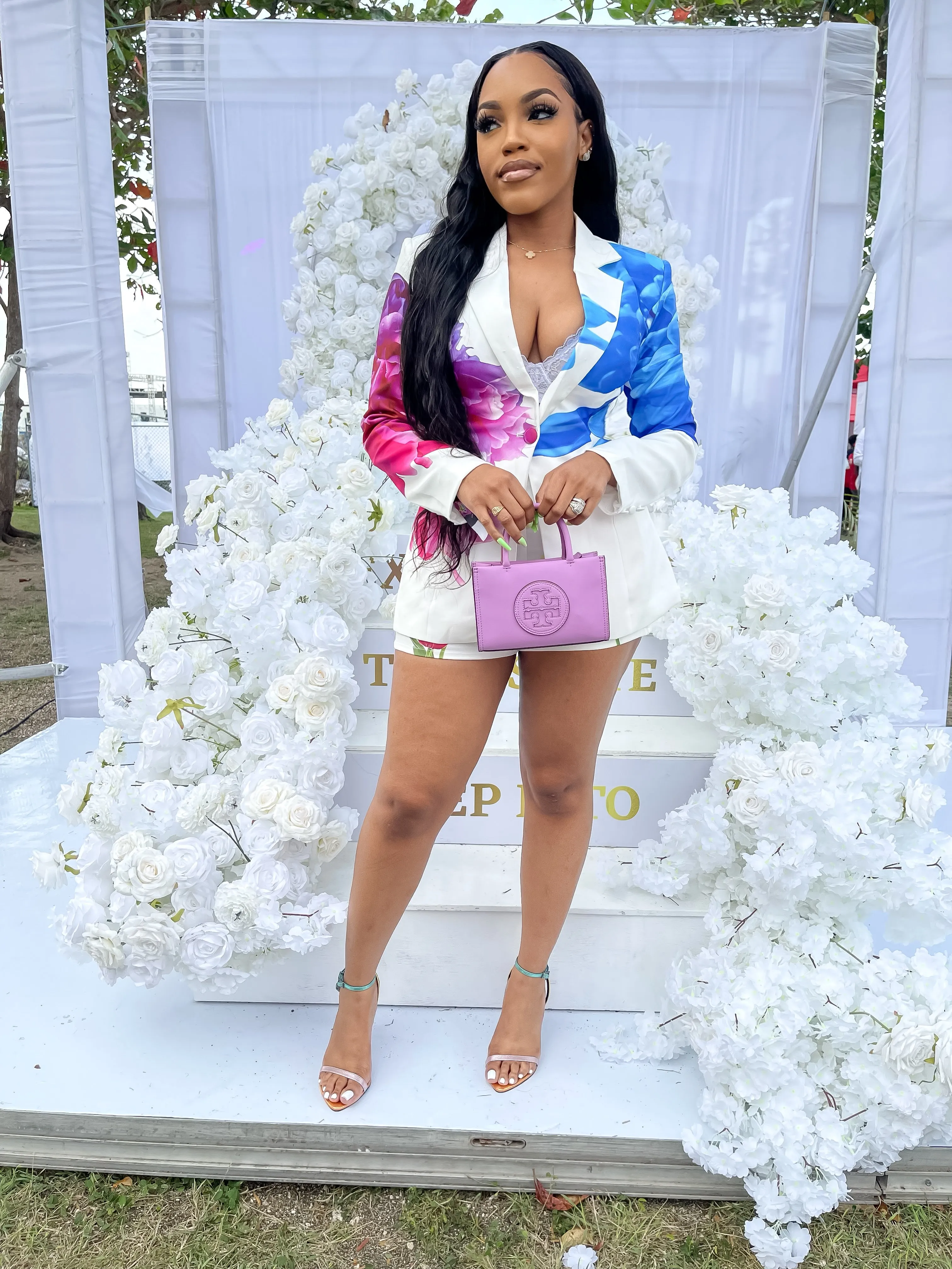 Floral Shorts Set