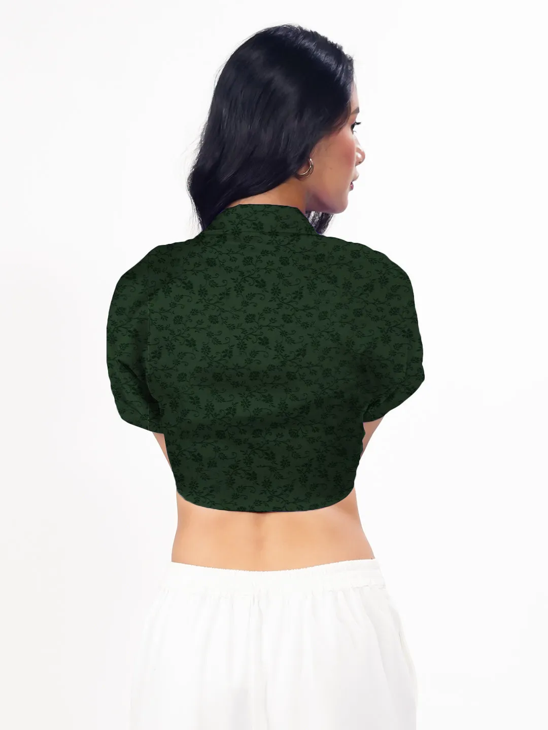 Floral Straight Fit Crop Top